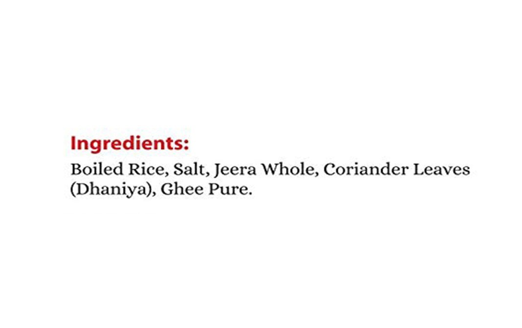 Just2Eat Jeera Rice    Box  250 grams